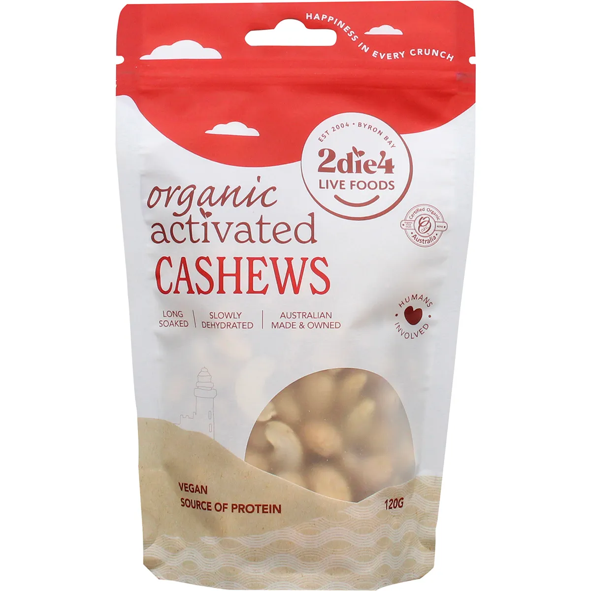 2Die4 Live Foods Activated & Organic Cashews 120g & 300g - Image 3