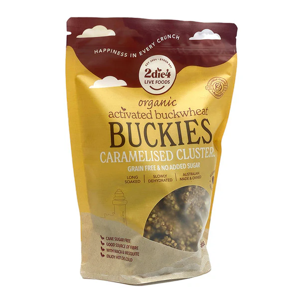 2Die4 Live Foods Activated & Certified Organic Buckies Caramelised Clusters 400g, Ready To Eat! - Image 3