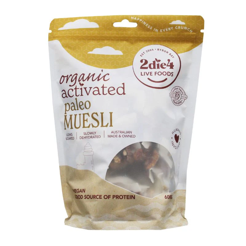 2Die4 Live Foods Activated & Organic Muesli 300g, 600g Or 1kg, Paleo - Image 3