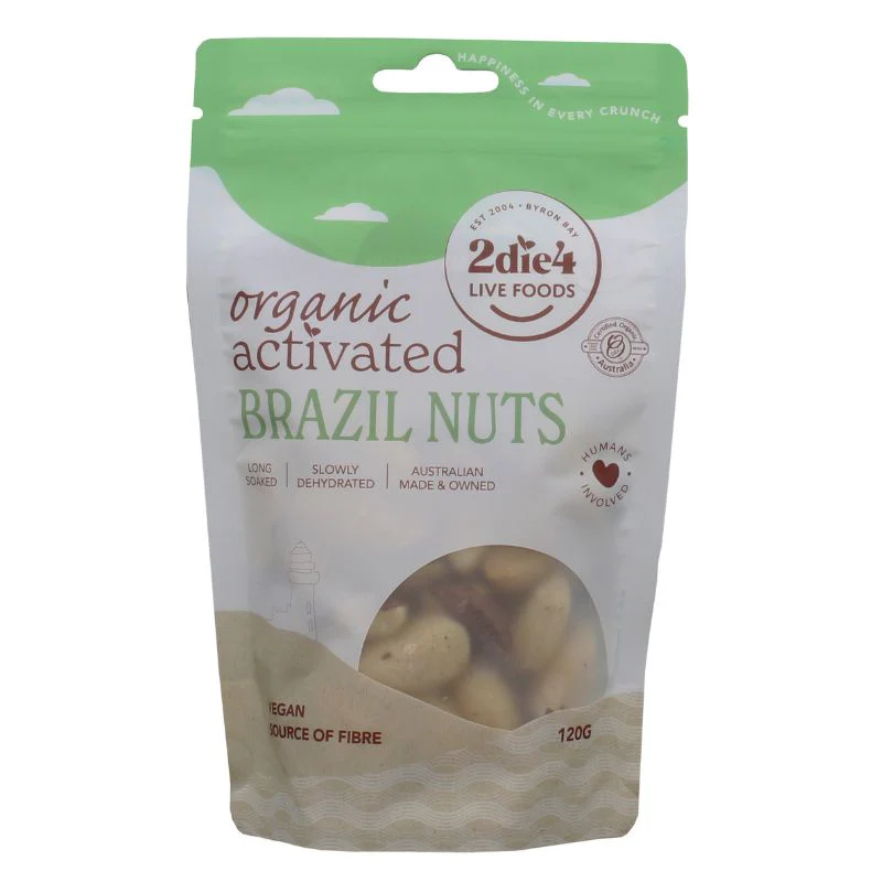 2Die4 Live Foods Activated & Organic Brazil Nuts 120g & 300g - Image 3