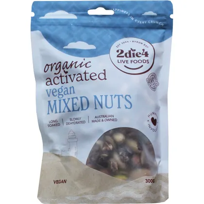 2Die4 Live Foods Activated & Organic Mixed Nuts 120g Or 300g, Vegan - Image 2