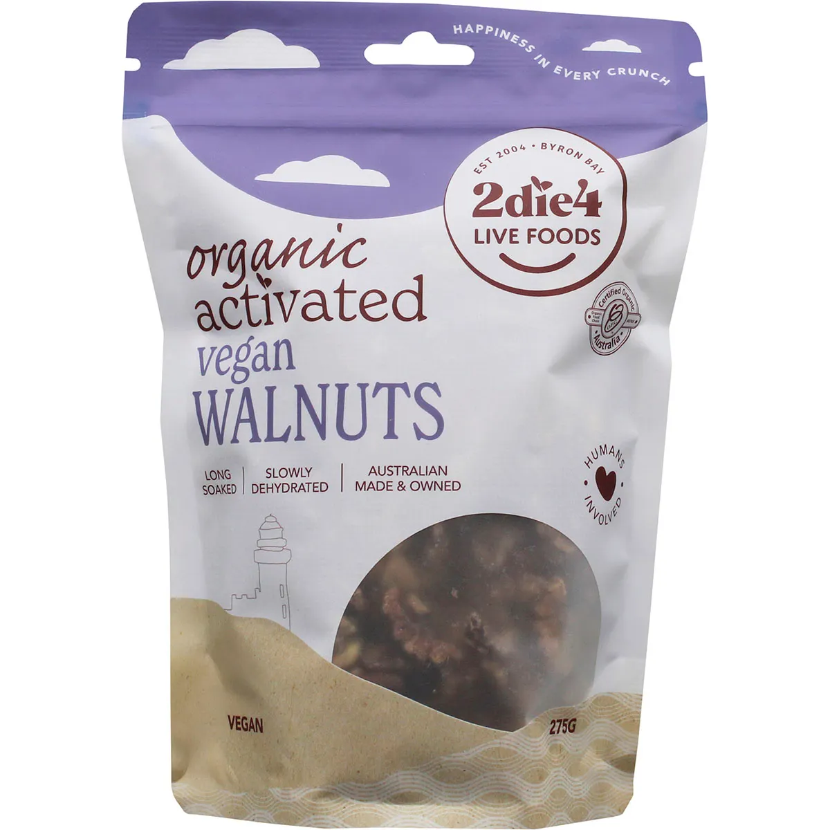 2Die4 Live Foods Activated & Organic Walnuts 100g Or 275g, Vegan & Slowly Dehydrated - Image 2