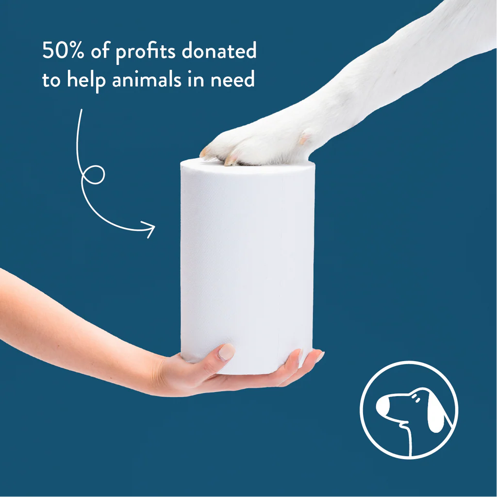 About A Dog 100% Recycled Paper Towel, Double Length Paper Towel Rolls - Image 3