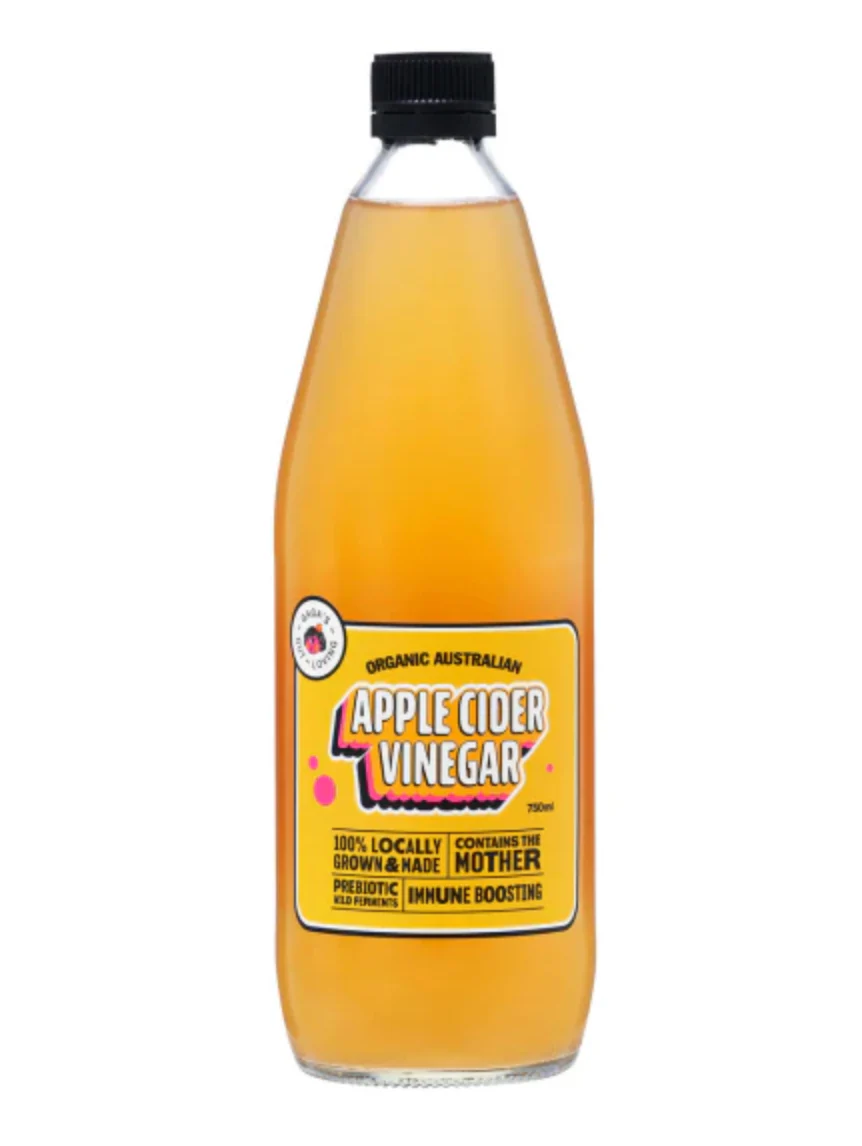 Gaga's Raw Organic Apple Cider Vinegar 750mL, 100% Locally Grown & Made - Image 2
