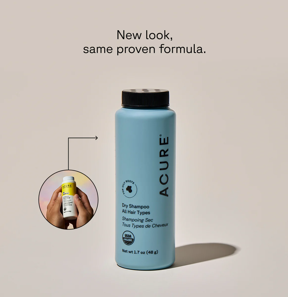 Acure Dry Shampoo 48g, For All Hair Types - Image 3