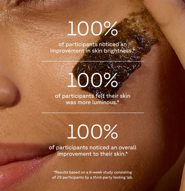 Acure Brightening Facial Scrub 118mL, With Sea Kelp & Green Clay - Image 3