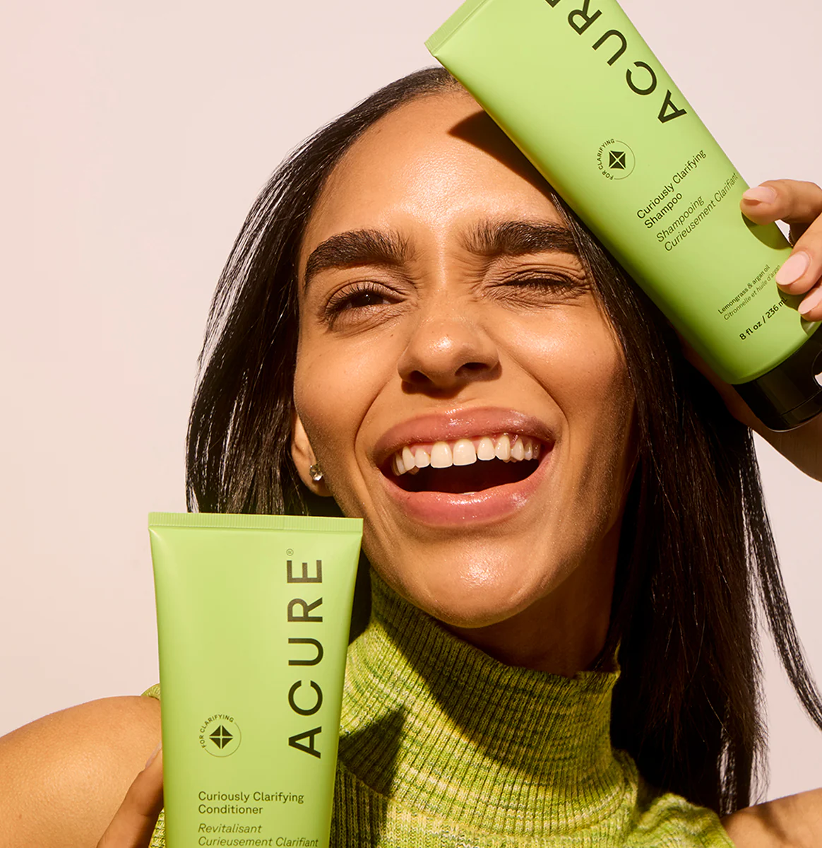 Acure Curiously Clarifying Conditioner Lemongrass 236mL, With Lemongrass & Argan Oil - Image 2