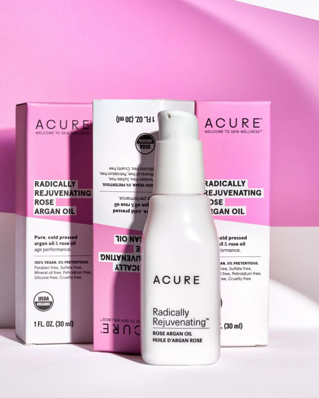 Acure Radically Rejuvenating Rose Argan Oil 30ml - Image 3