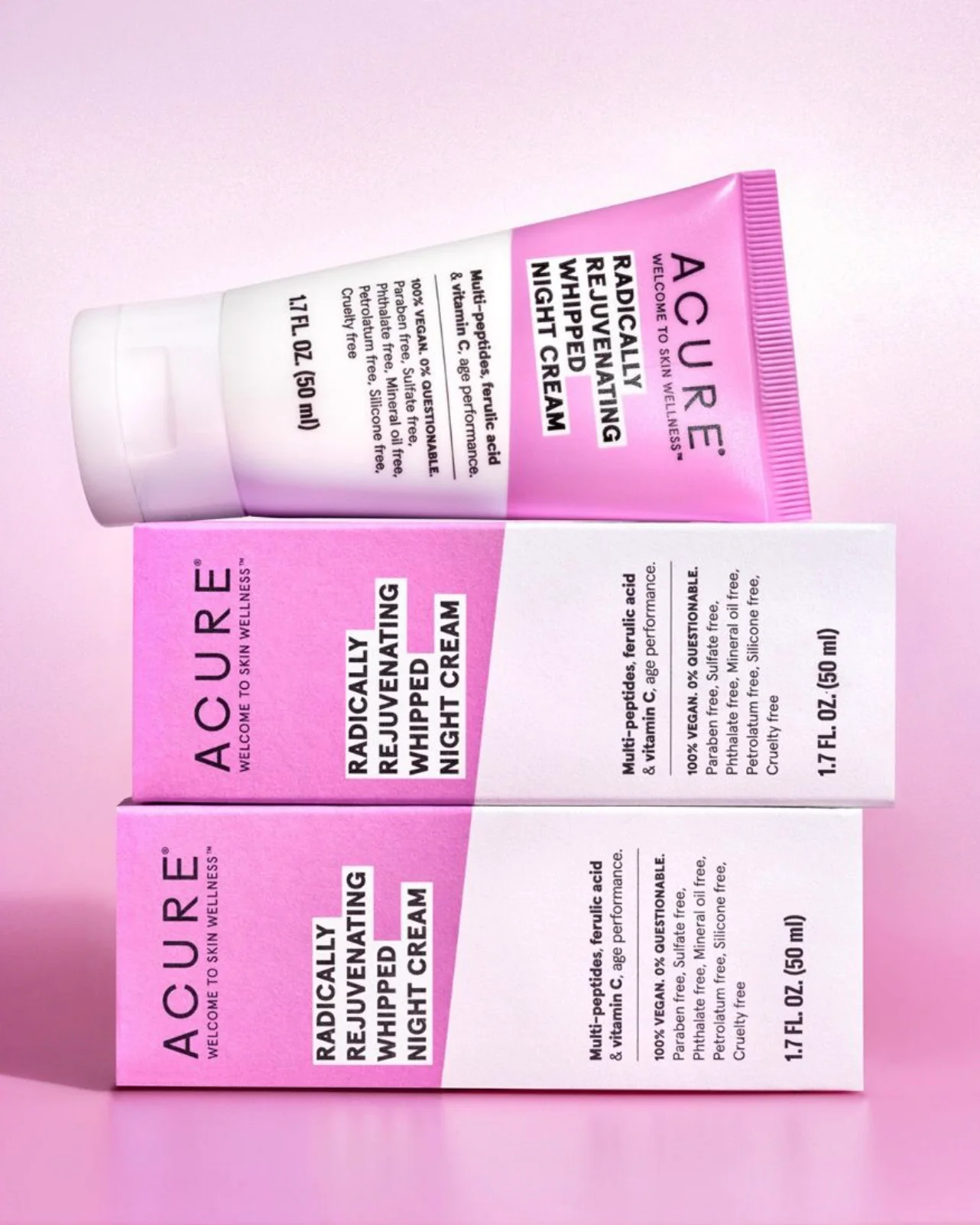 Acure Radically Rejuvenating Whipped Night Cream 50ml - Image 2