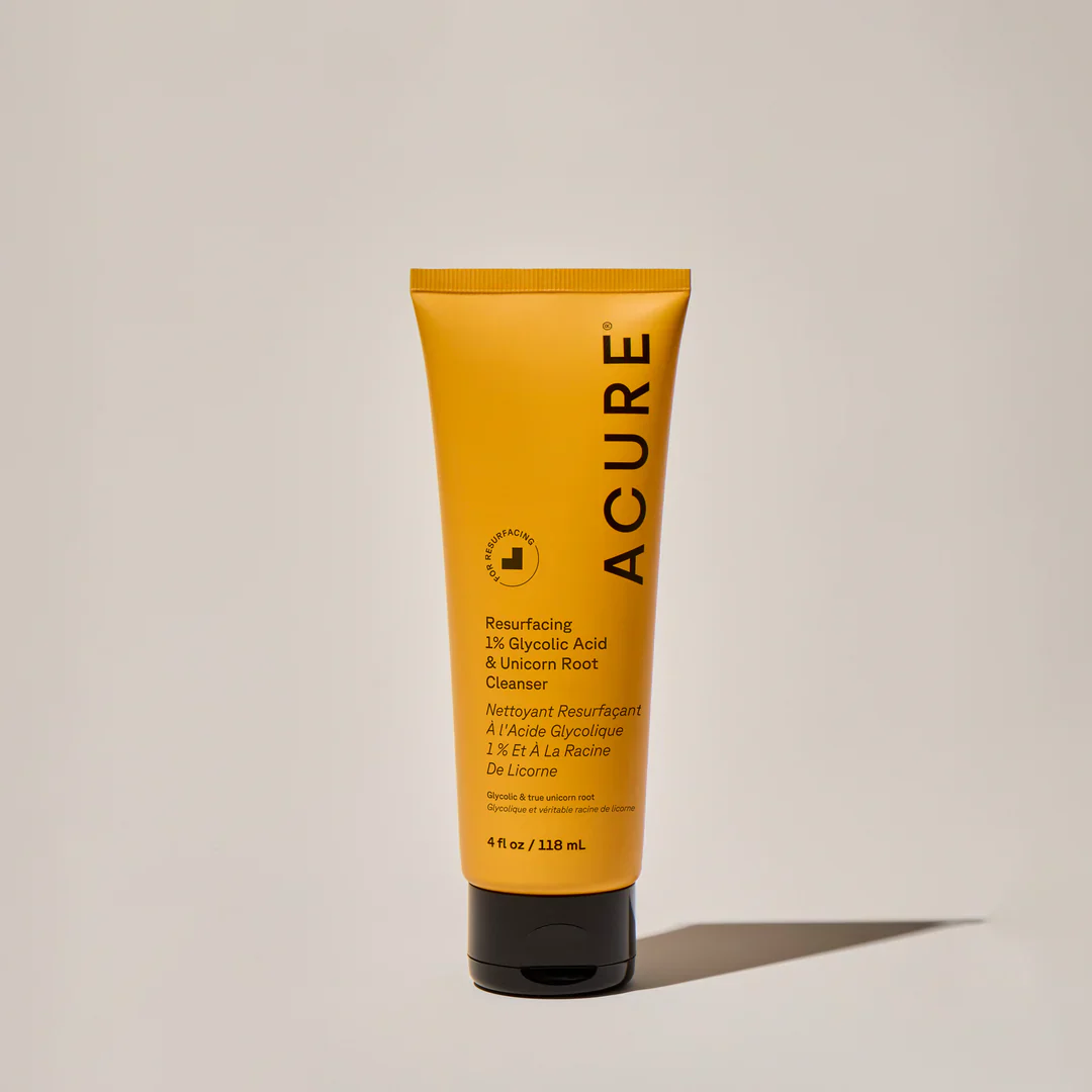 Acure Resurfacing Glycolic & Unicorn Root Cleanser 118ml, To Resurface, Refine & Hydrate - Image 4