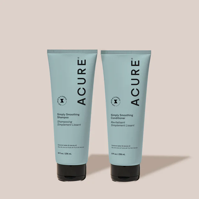 Acure Simply Smoothing Conditioner Coconut 236ml, For Frizz Control & Shine - Image 2