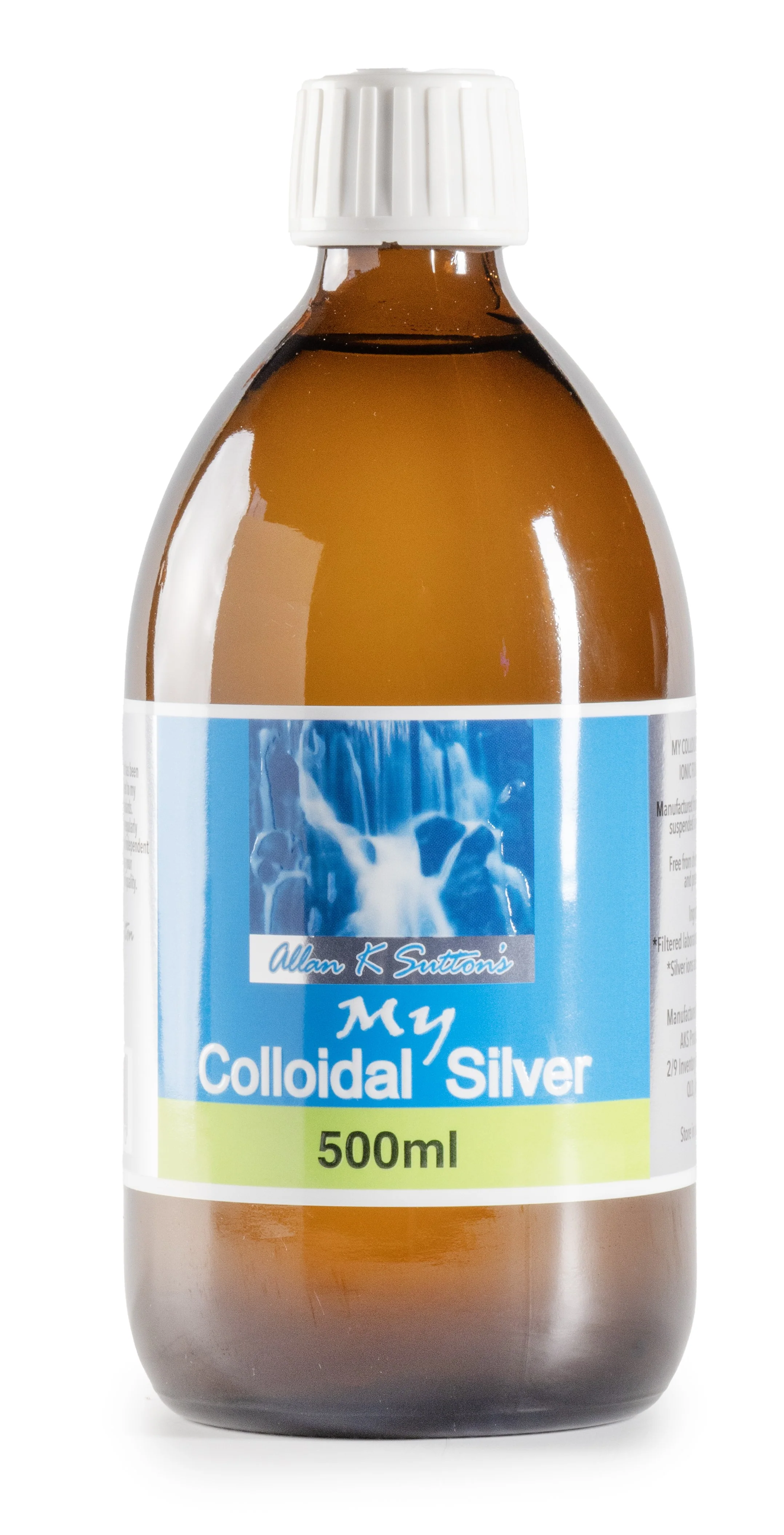 Allan K Sutton's My Colloidal Silver 300mL, 500mL Or 1L, From 99.9% Fine Silver Suspended In Purified Water - Image 2