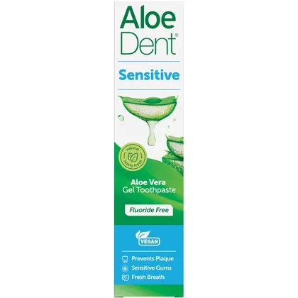 Aloe Dent Toothpaste Sensitive 100mL, An Aloe Vera Gel Toothpaste That Is Fluoride Free - Image 4