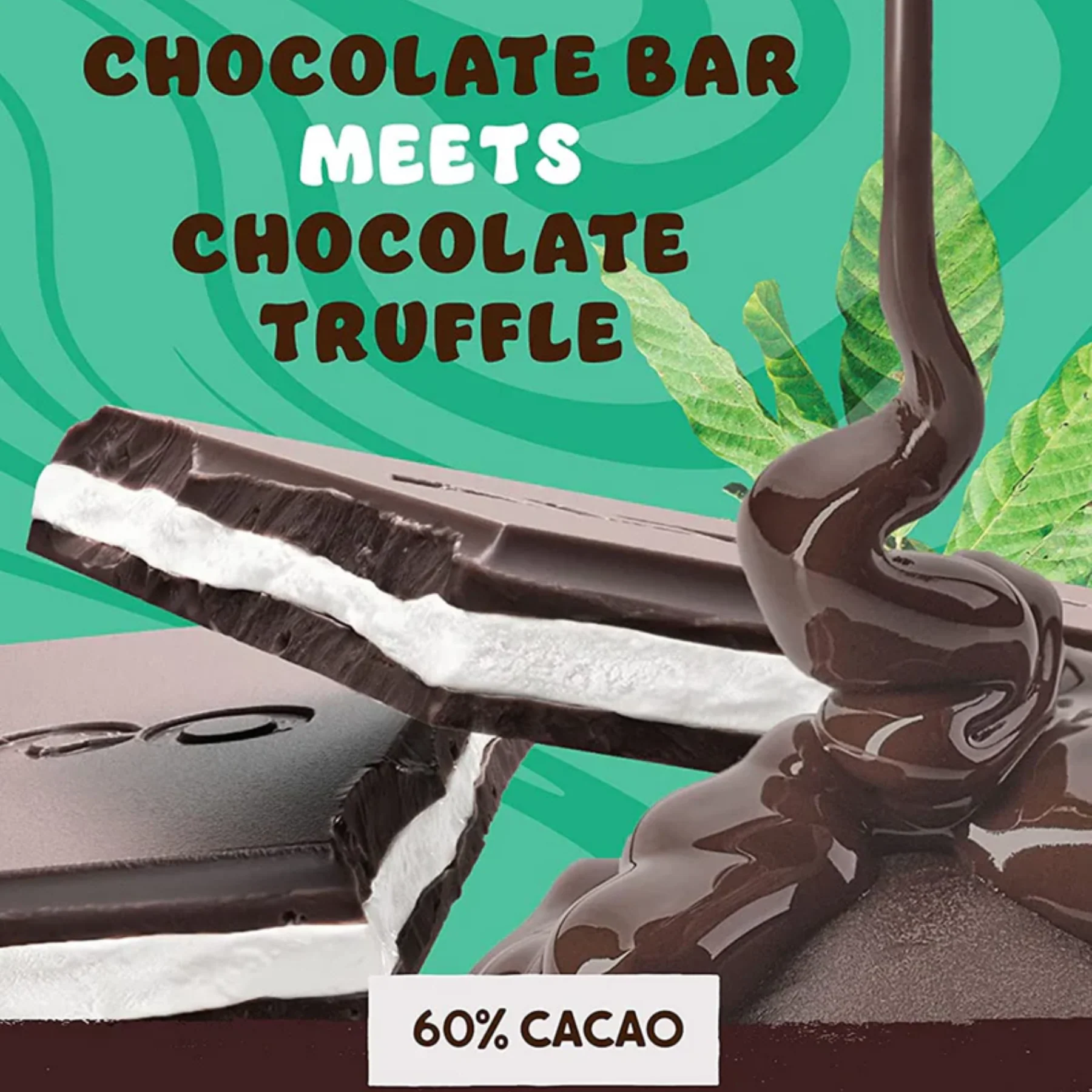 Alter Eco Dark Chocolate Truffle Thins 84g, Mint Creme Flavour & Certified Organic - Image 2