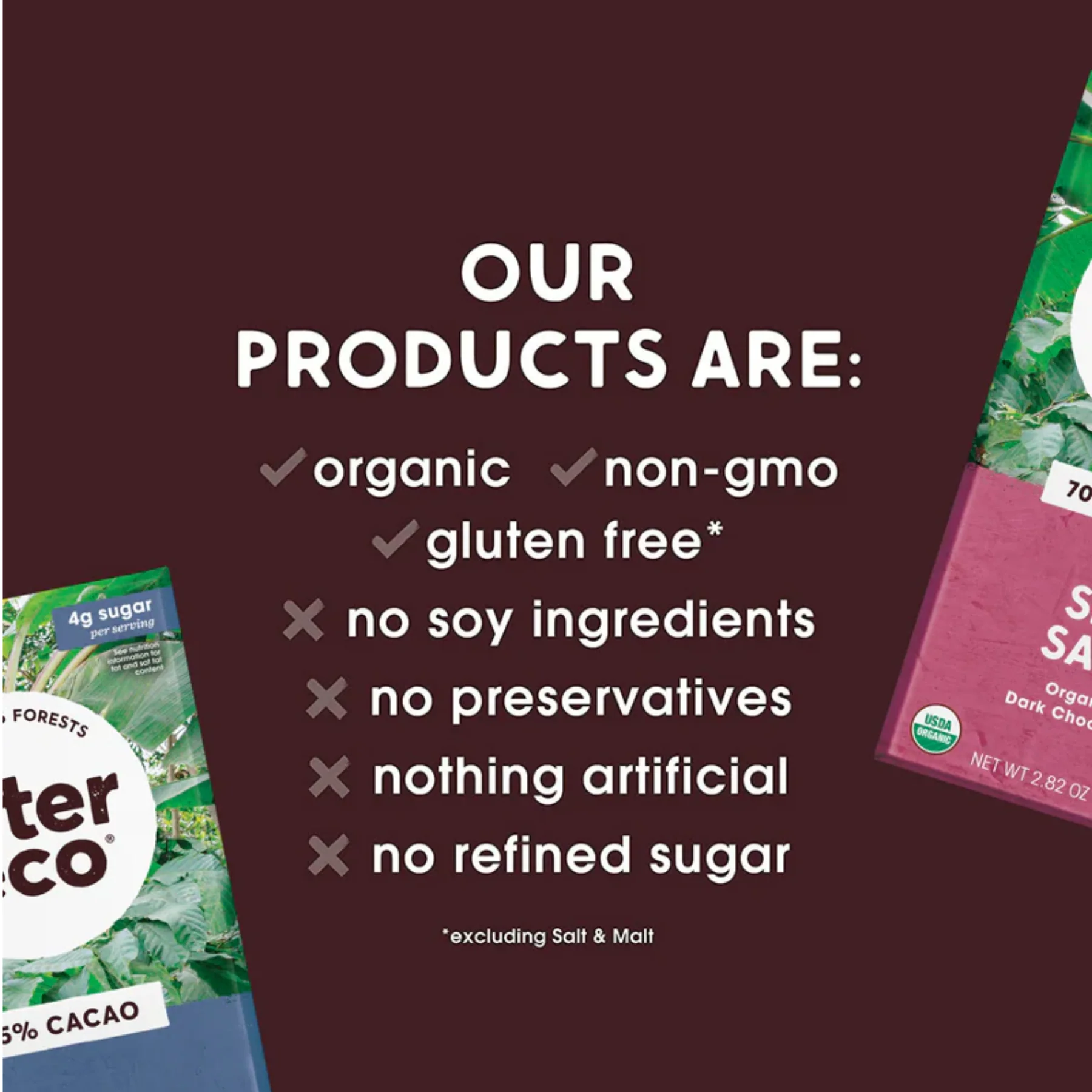 Alter Eco Chocolate 80g, Classic Blackout Flavour 85% Cacao, Certified Organic - Image 4