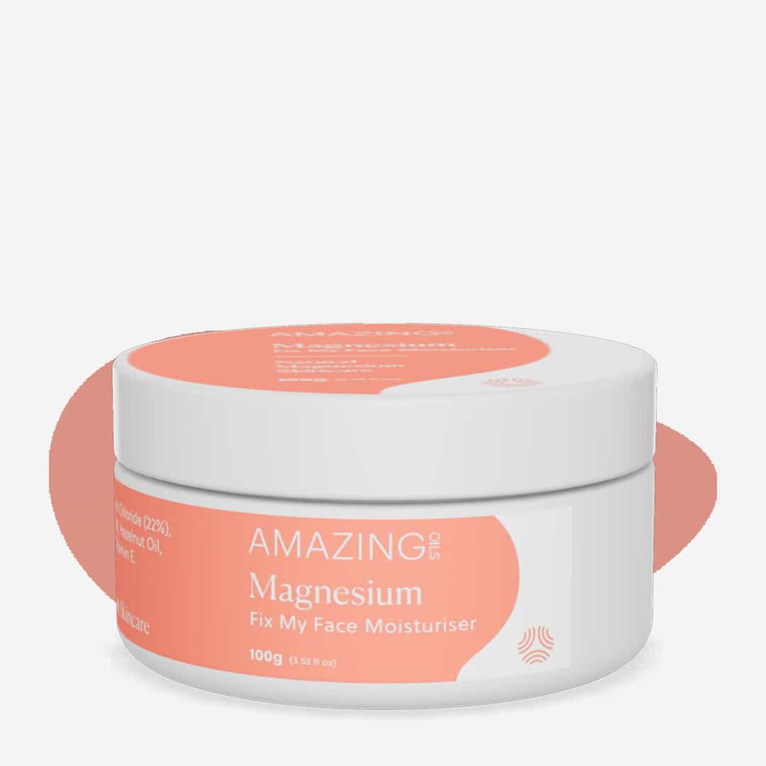 Amazing Oils Fix My Face Magnesium Moisturiser 100g, Regenerating & Moisturising - Image 2