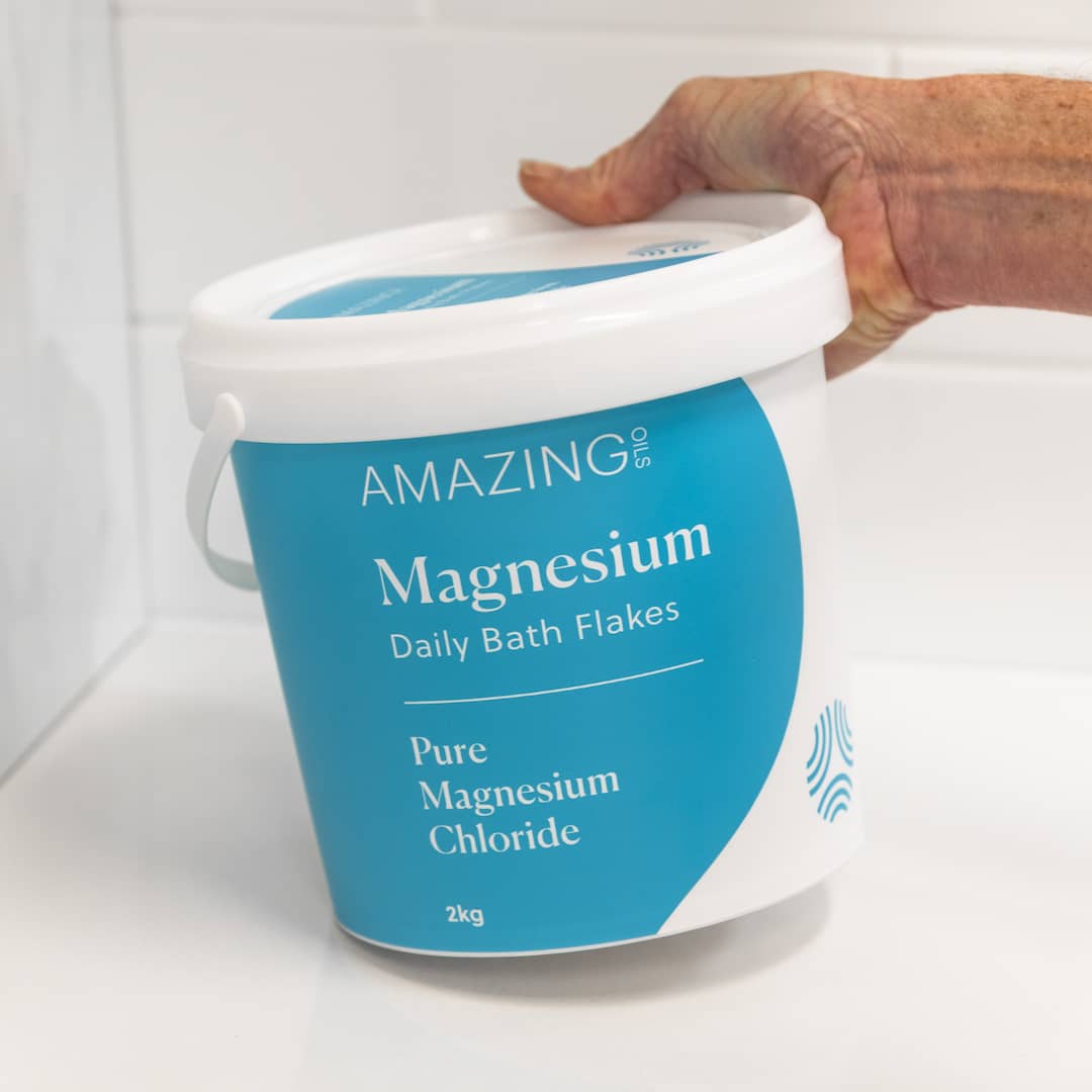 Amazing Oils Pure Magnesium Daily Bath Flakes 800g Or 2kg; De-Stress & Relax - Image 4