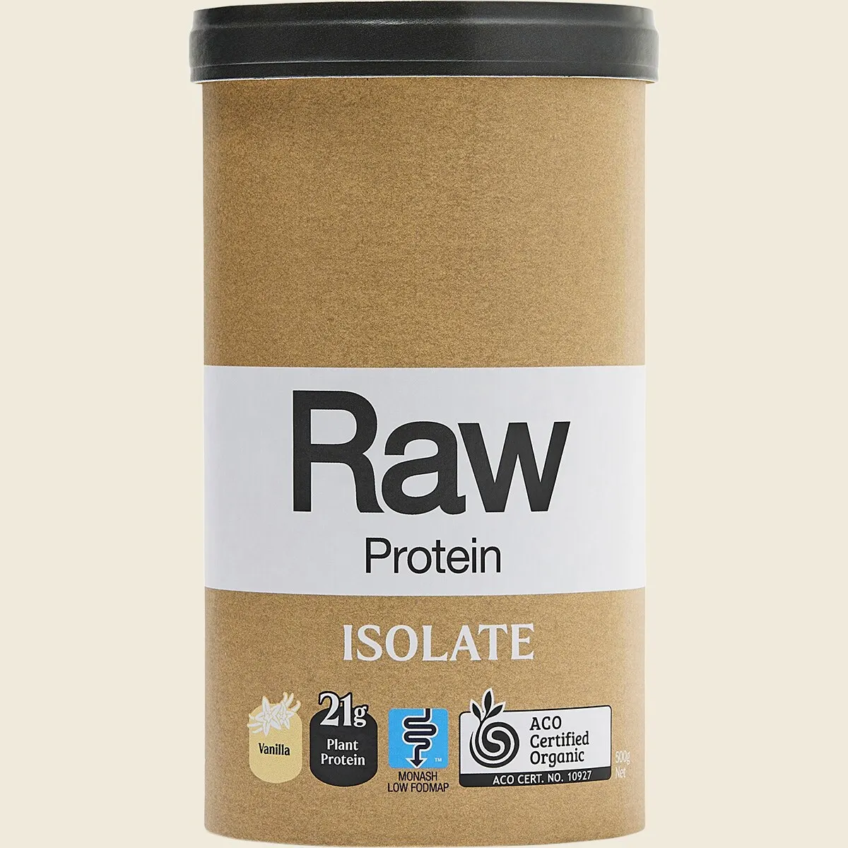 Amazonia Raw Certified Organic Protein Isolate Vanilla 390g, 500g Or 1Kg, - Image 2