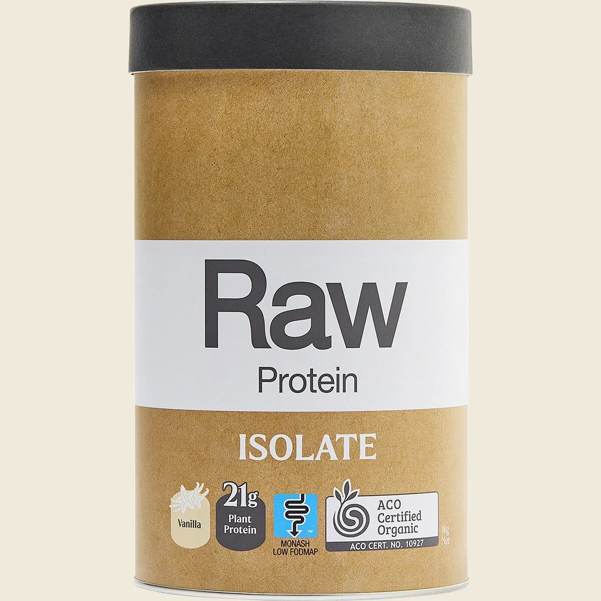 Amazonia Raw Certified Organic Protein Isolate Vanilla 390g, 500g Or 1Kg, - Image 3
