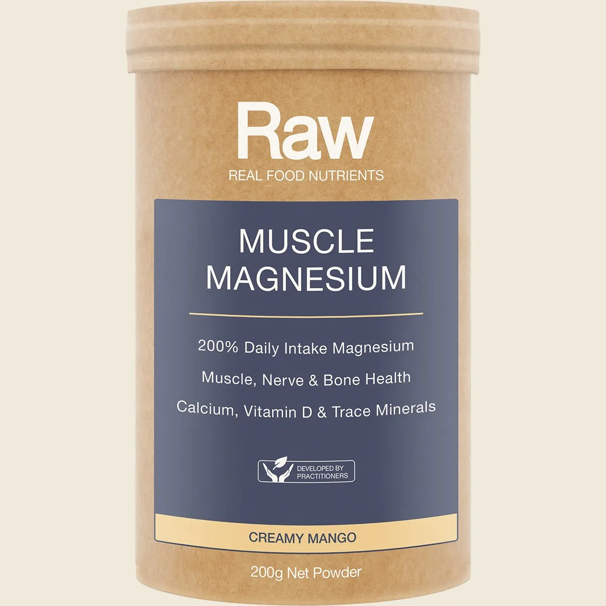 Amazonia Raw Muscle Magnesium Creamy Mango, Choose Your Size! - Image 2