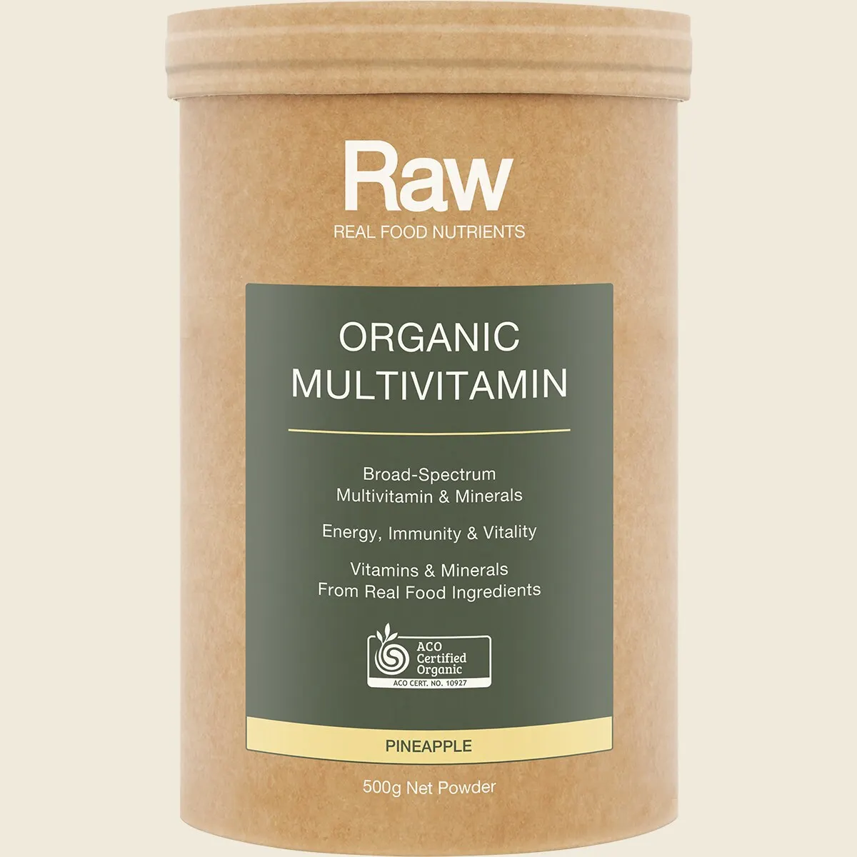 Amazonia Raw Organic Multivitamin Pineapple, Choose Your Size! - Image 3