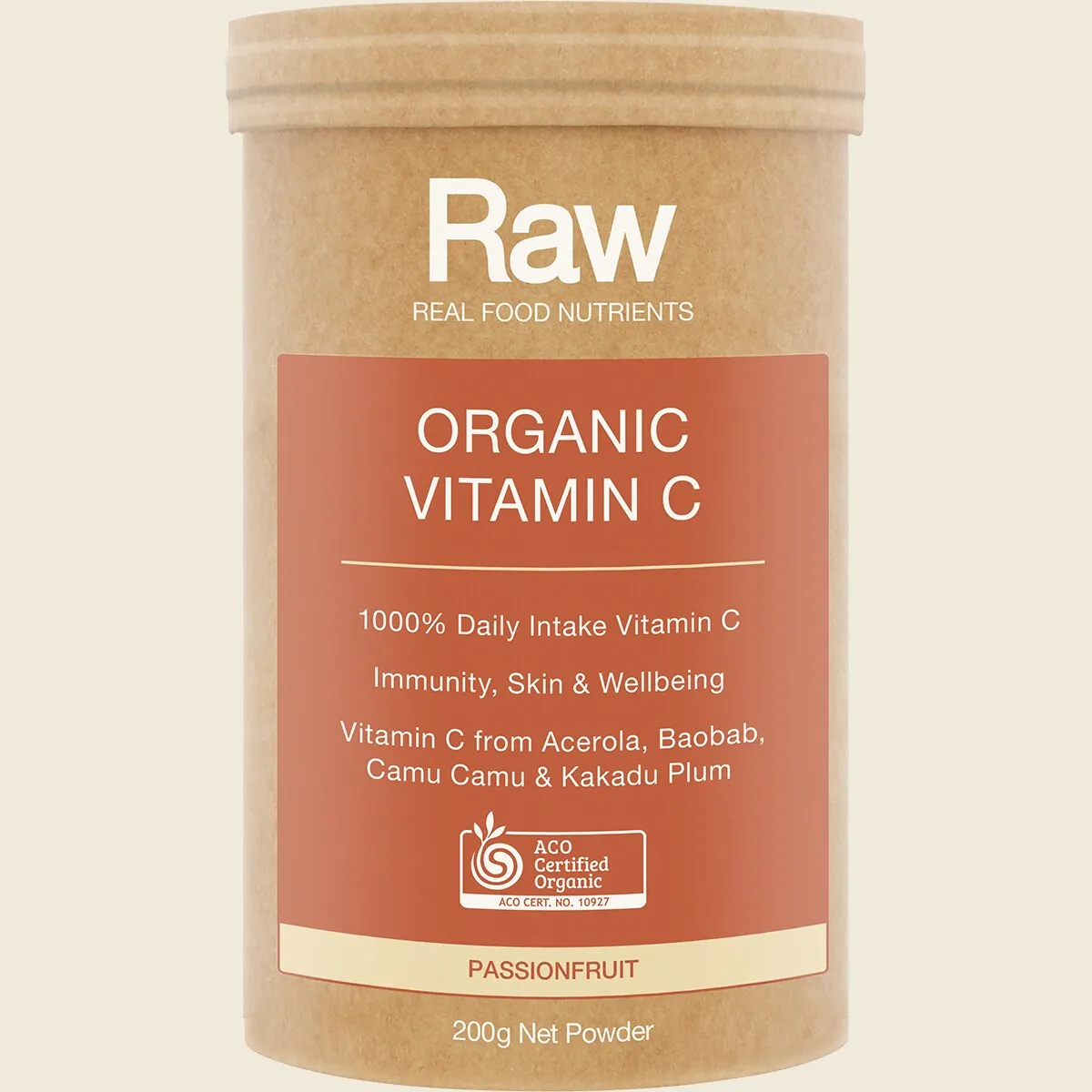 Amazonia Raw Organic Vitamin C Passionfruit, Choose Your Size! - Image 2