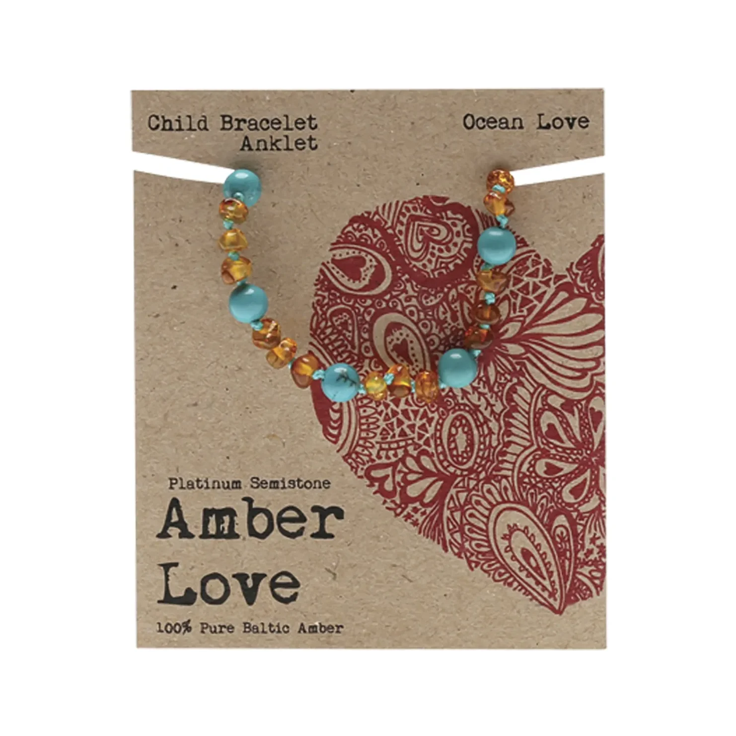 Amber Love 100% Baltic Amber, Children's Bracelet/Anklet 14cm, Please Choose Your Design - Image 9