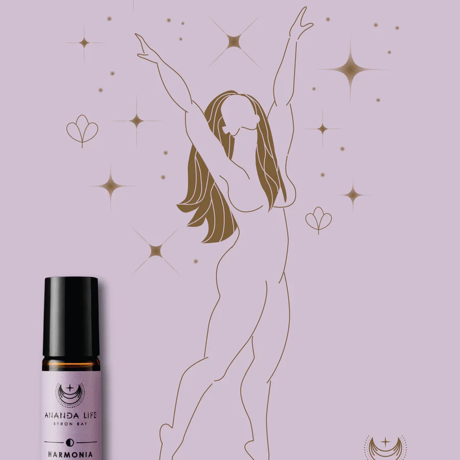 Ananda Life Harmonia Spiritual Deep Relaxation Pulse Point Aromatherapy Roller 10mL, Relax The Body & Mind - Image 5