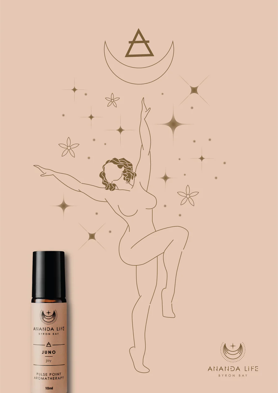 Ananda Life Juno Joy Spiritual Joyous Pulse Point Aromatherapy Roller 10mL,  Bright, Fresh & Uplifting - Image 5