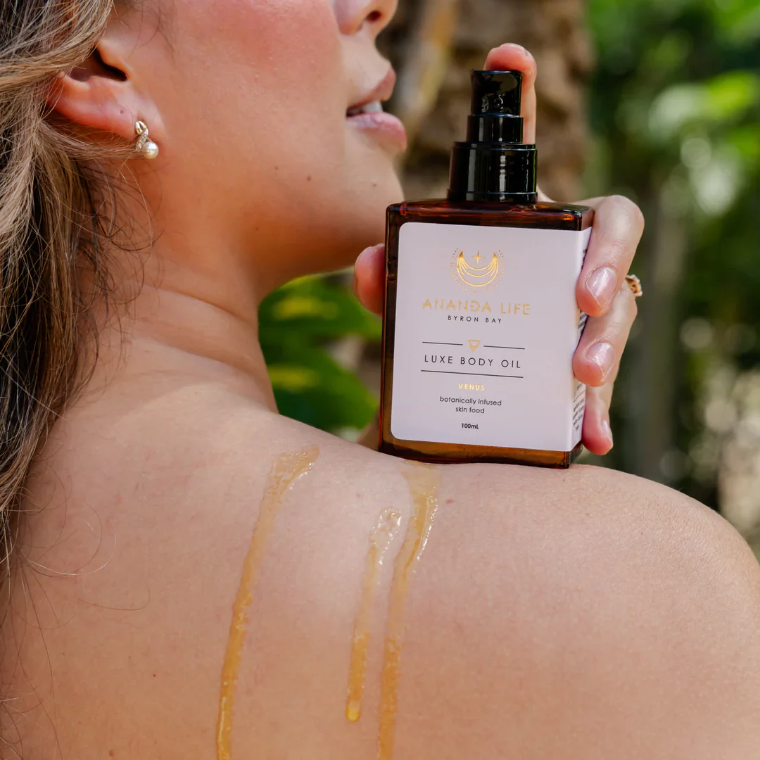 Ananda Life Luxe Body Oil 100mL, Venus Botanical Skinfood - Image 2