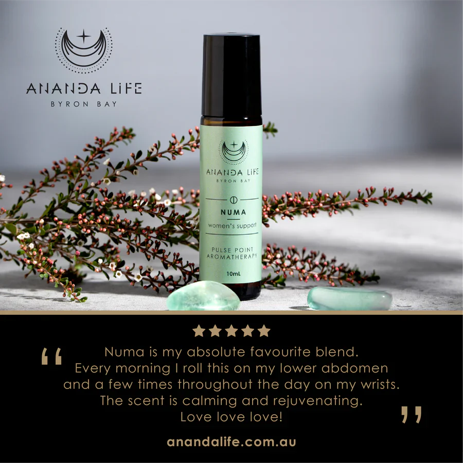 Ananda Life Numa Spiritual Calming Pulse Point Aromatherapy Roller 10mL, To Support Women At Every Stage Of Their Life - Image 4