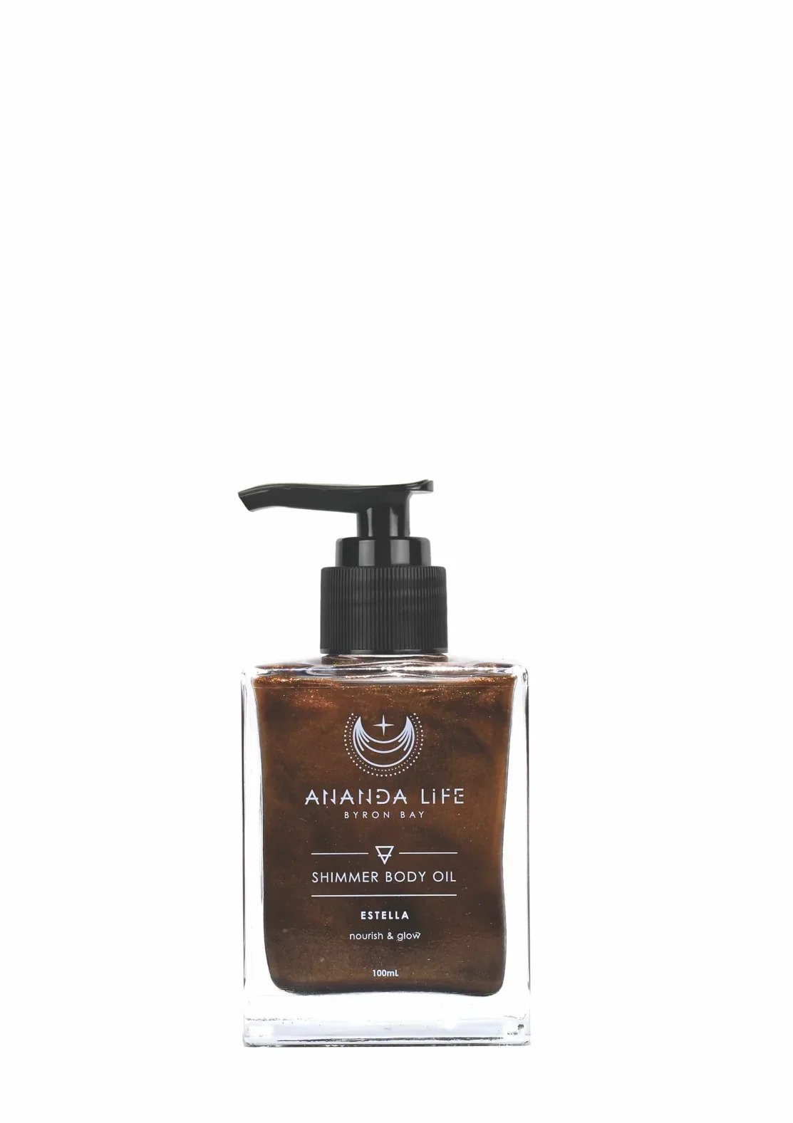 Ananda Life Shimmer Body Oil 100mL, Estella To Nourish & GLow - Image 3