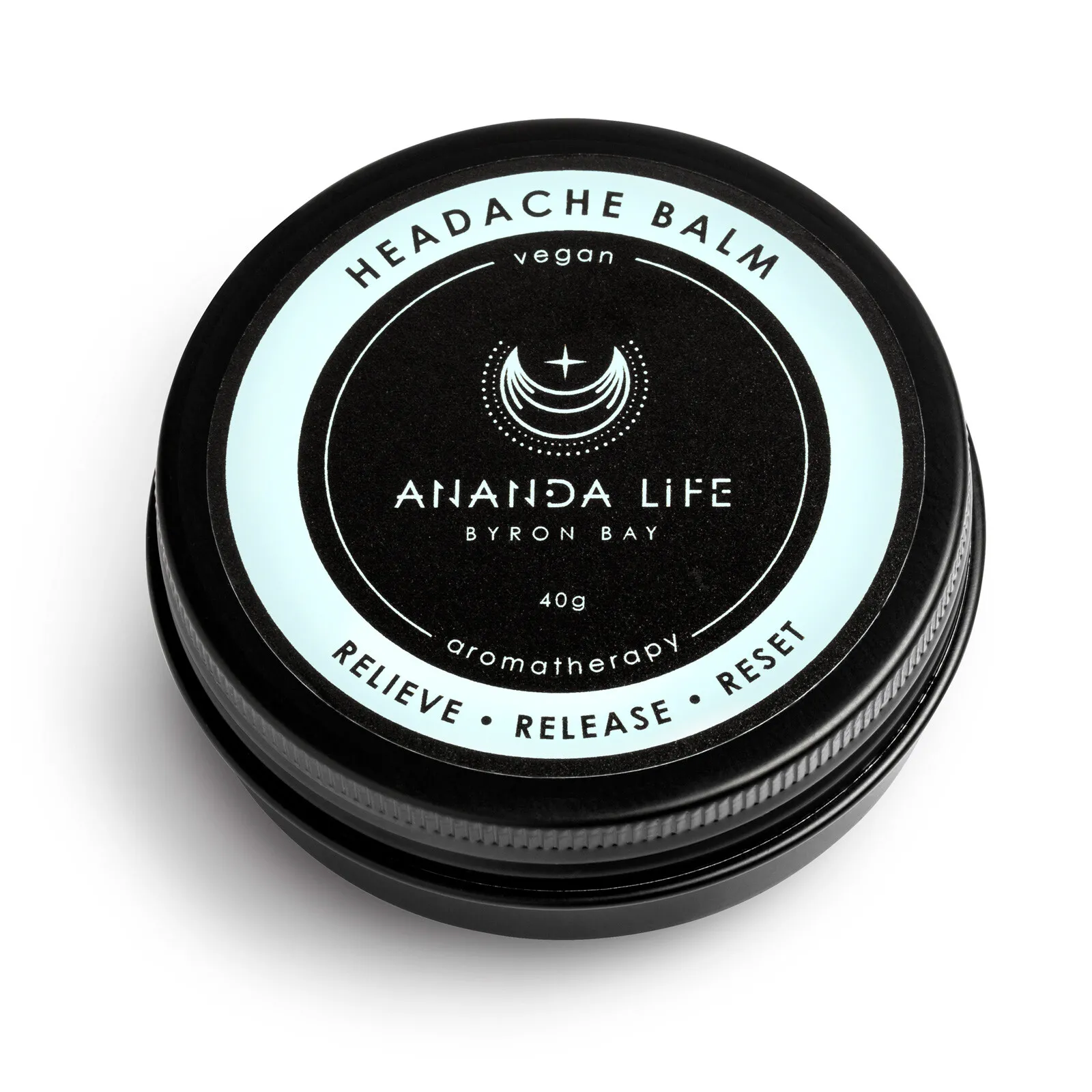 Ananda Life Vegan Aromatherapy Headache Balm 40g, Soothe Away Stress Headaches - Image 2