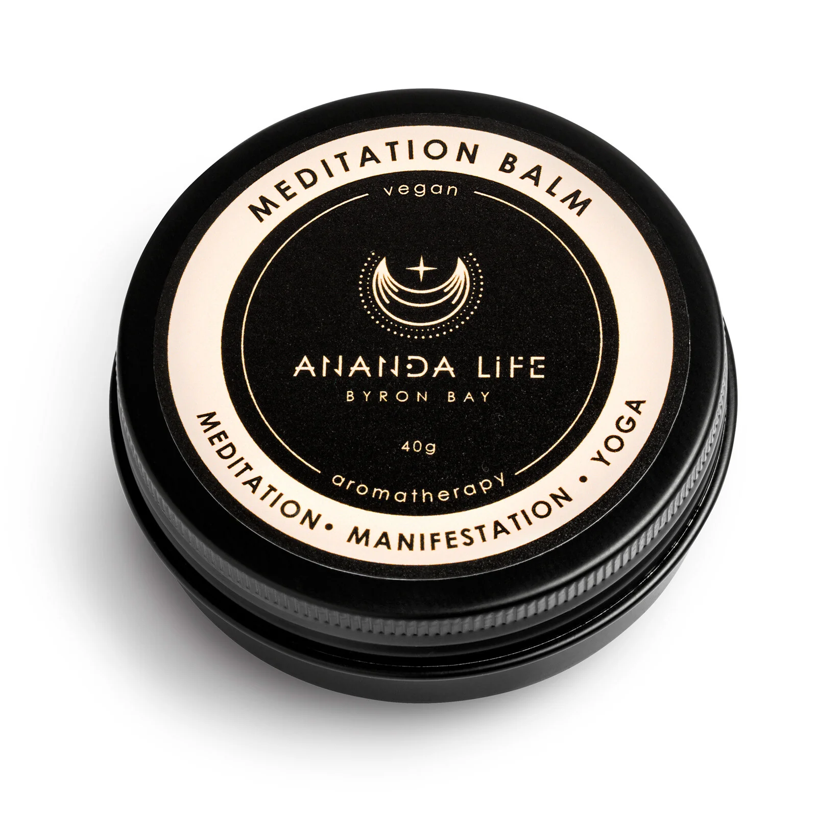 Ananda Life Vegan Aromatherapy Meditation Balm 40g, Find Peace & Presence - Image 2