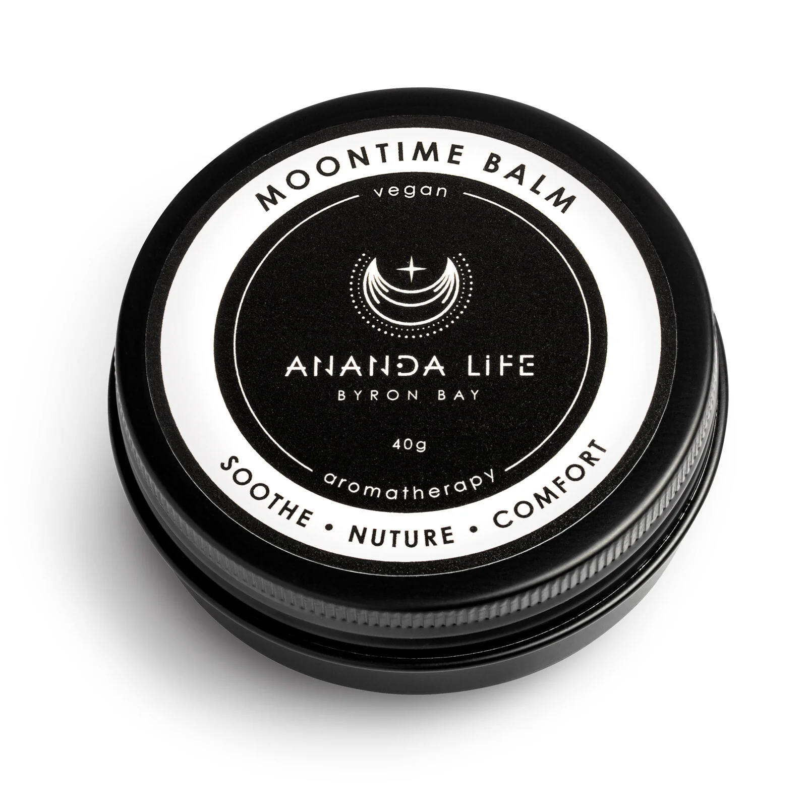 Ananda Life Vegan Aromatherapy Moon-Time Balm 40g, Soothe, Comfort & Restore Balance - Image 2