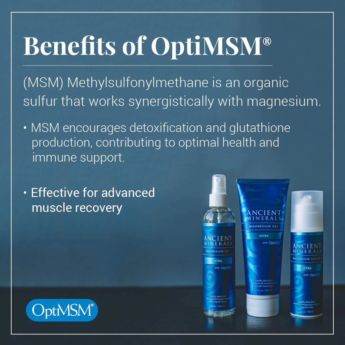 Ancient Minerals Magnesium Oil (50%) Ultra Spray 118ml, 237ml Or 1L Refill; With MSM - Image 5