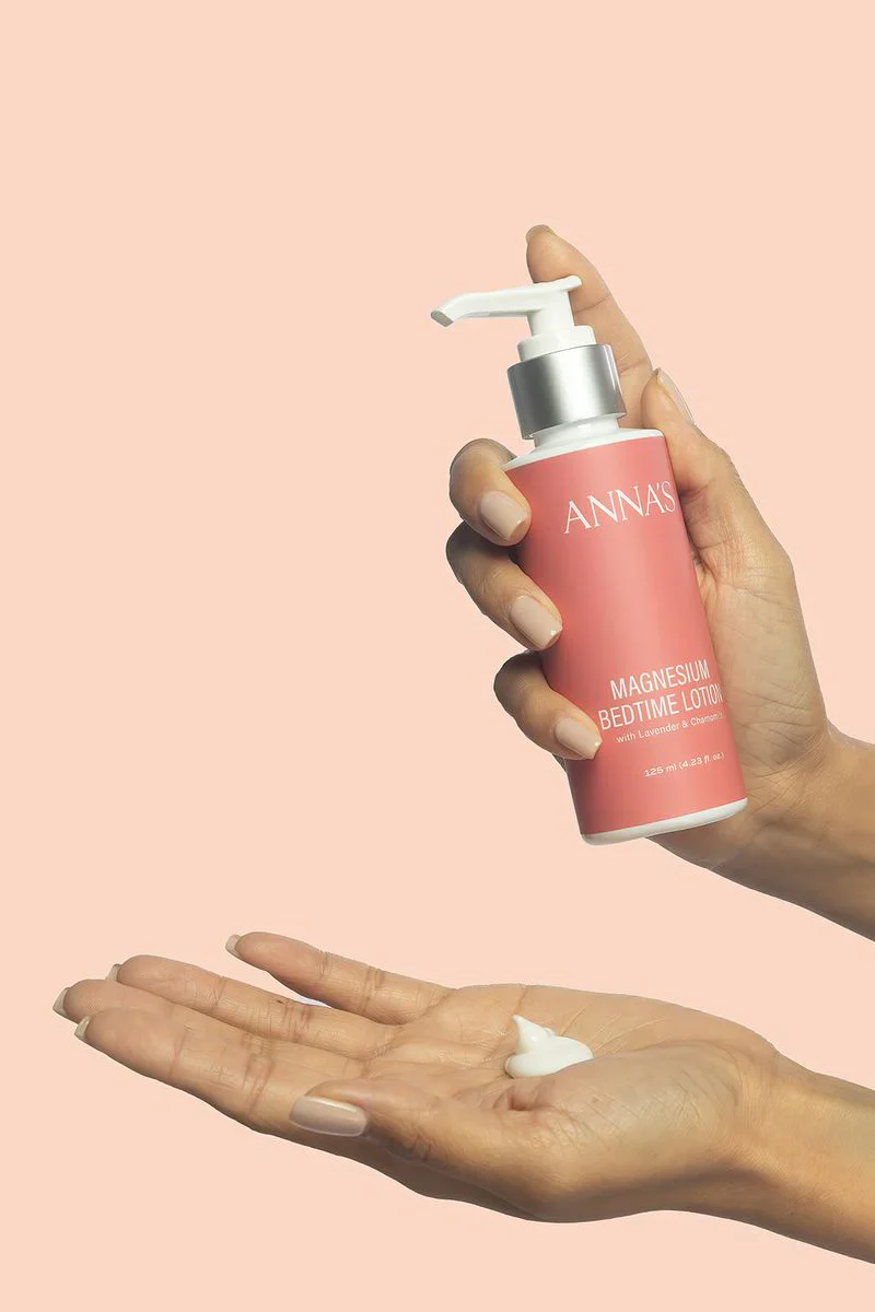 Anna's Magnesium Bedtime Lotion 125mL, With Lavender & Chamomile