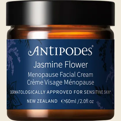 Antipodes Jasmine Flower Menopause Facial Cream 60ml, Cooling Comfort Hydration - Image 2