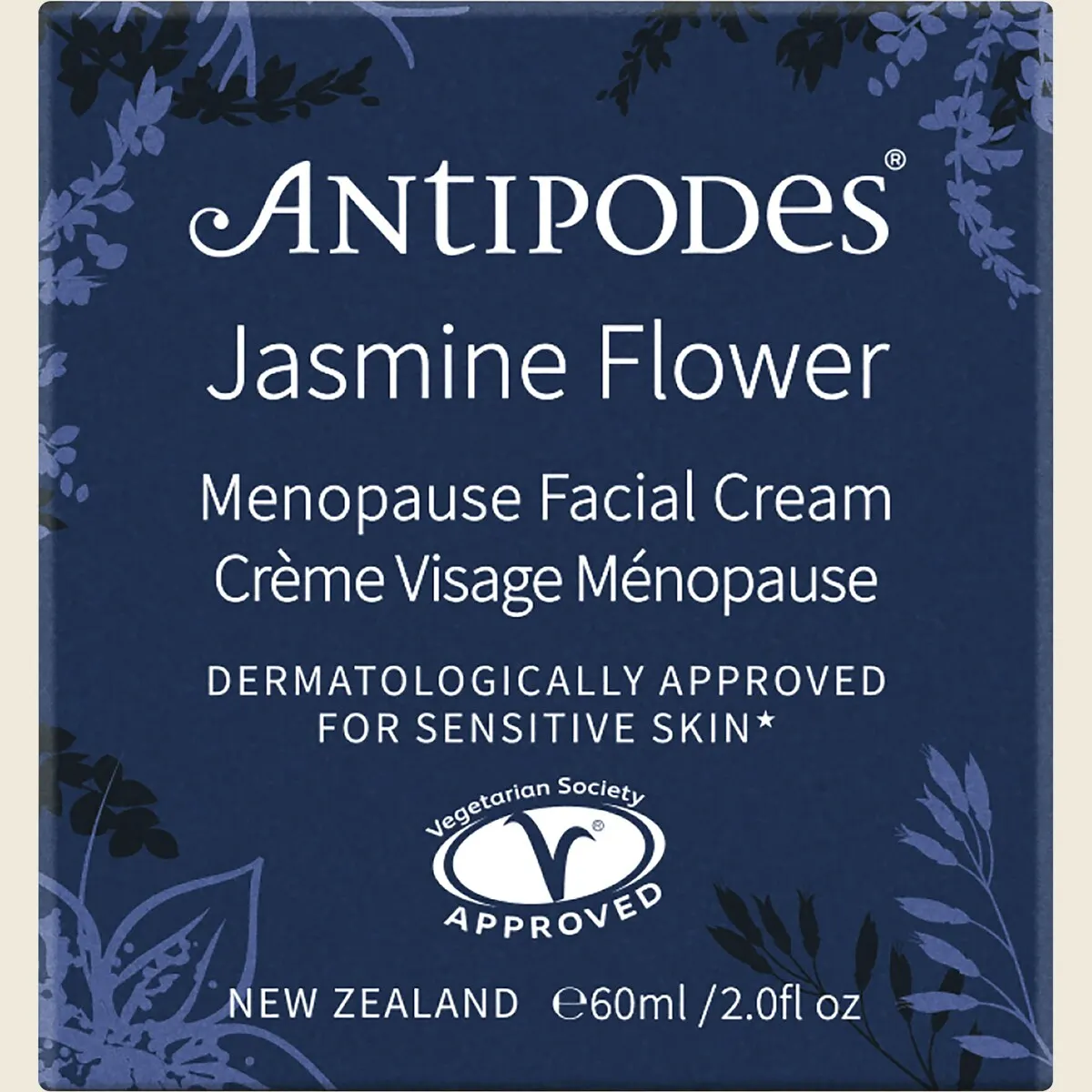 Antipodes Jasmine Flower Menopause Facial Cream 60ml, Cooling Comfort Hydration - Image 3