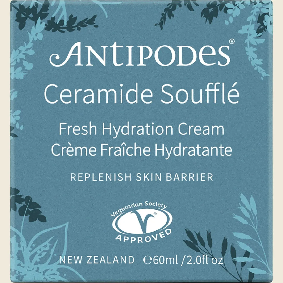 Antipodes Ceramide Souffle Fresh Hydration Cream 60ml, Barrier-Strength Moisture - Image 3