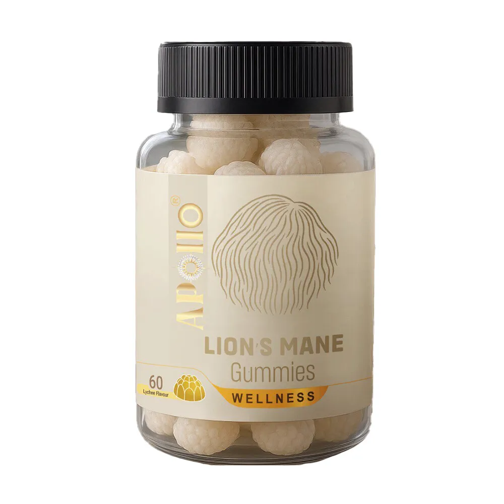 Apollo Lion's Mane 60 Gummies, Supports Mental Focus