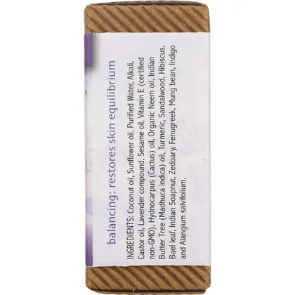 Auromere Ayurvedic Neem Soap 78g, Lavender-Neem Fragrance - Image 4