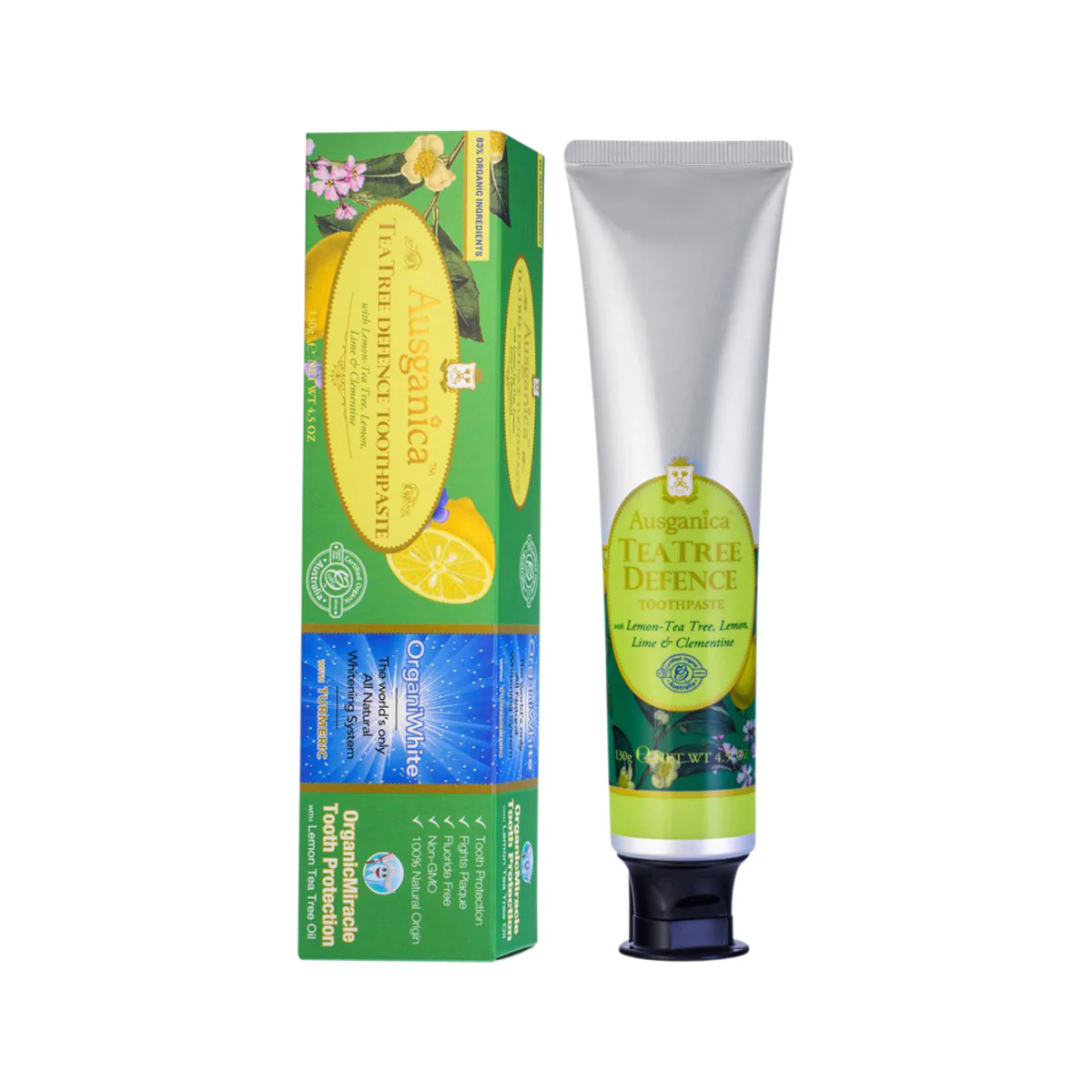Ausganica Toothpaste 130g, Tea Tree Defence
