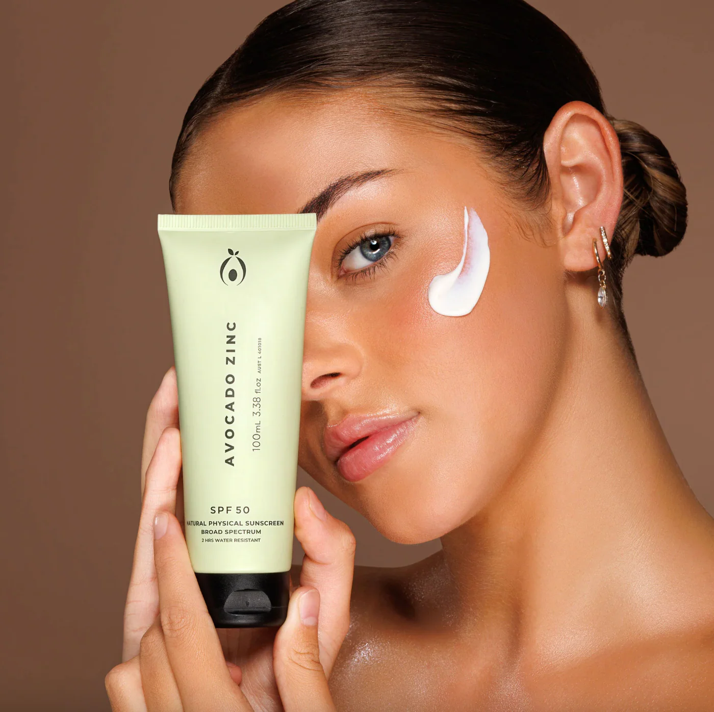 Avocado Zinc SPF 50 Natural Physical Sunscreen 100mL, 2 Hours Water Resistant - Image 2
