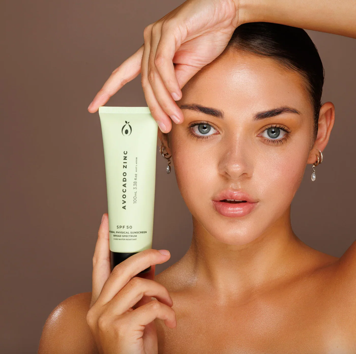 Avocado Zinc SPF 50 Natural Physical Sunscreen 100mL, 2 Hours Water Resistant - Image 3