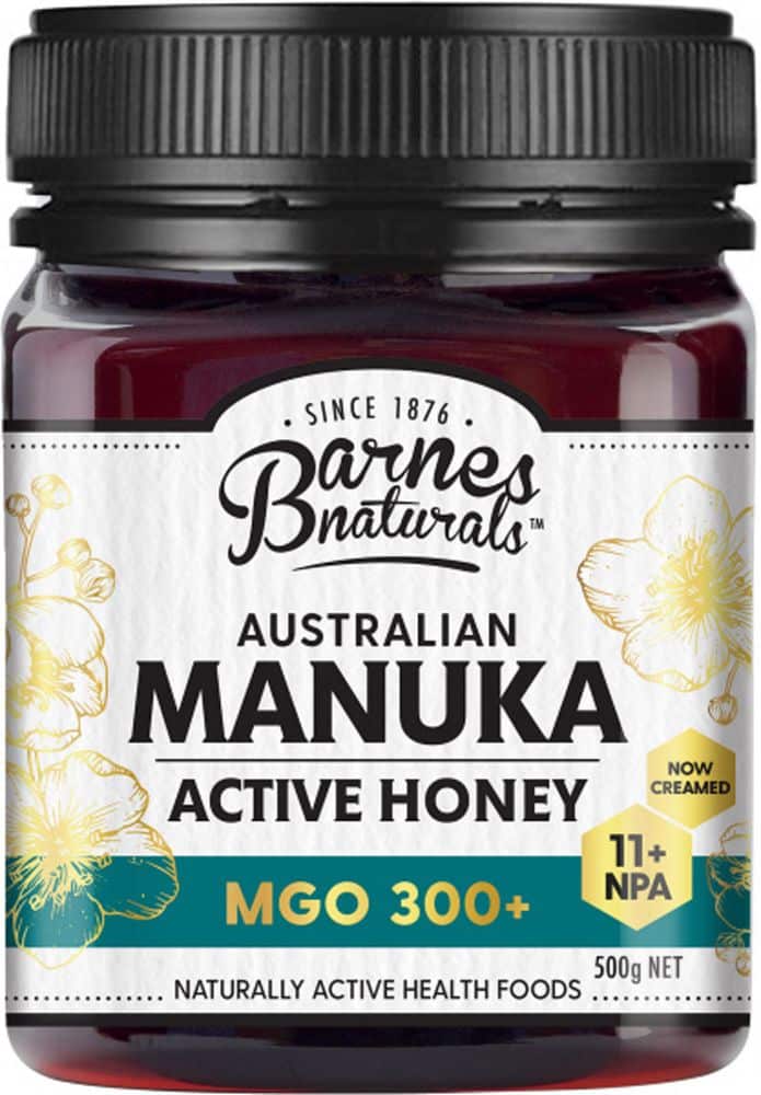 Barnes Naturals Active Manuka Honey MGO 300+ 250g Or 500g, Australian Honey Medium Strength - Image 2