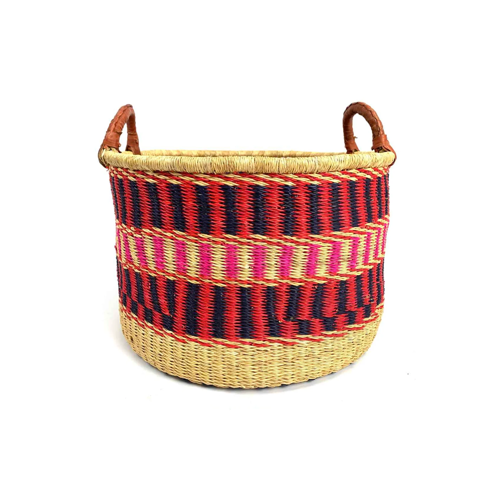 Bashiri African Bolga Basket, Hamper Basket