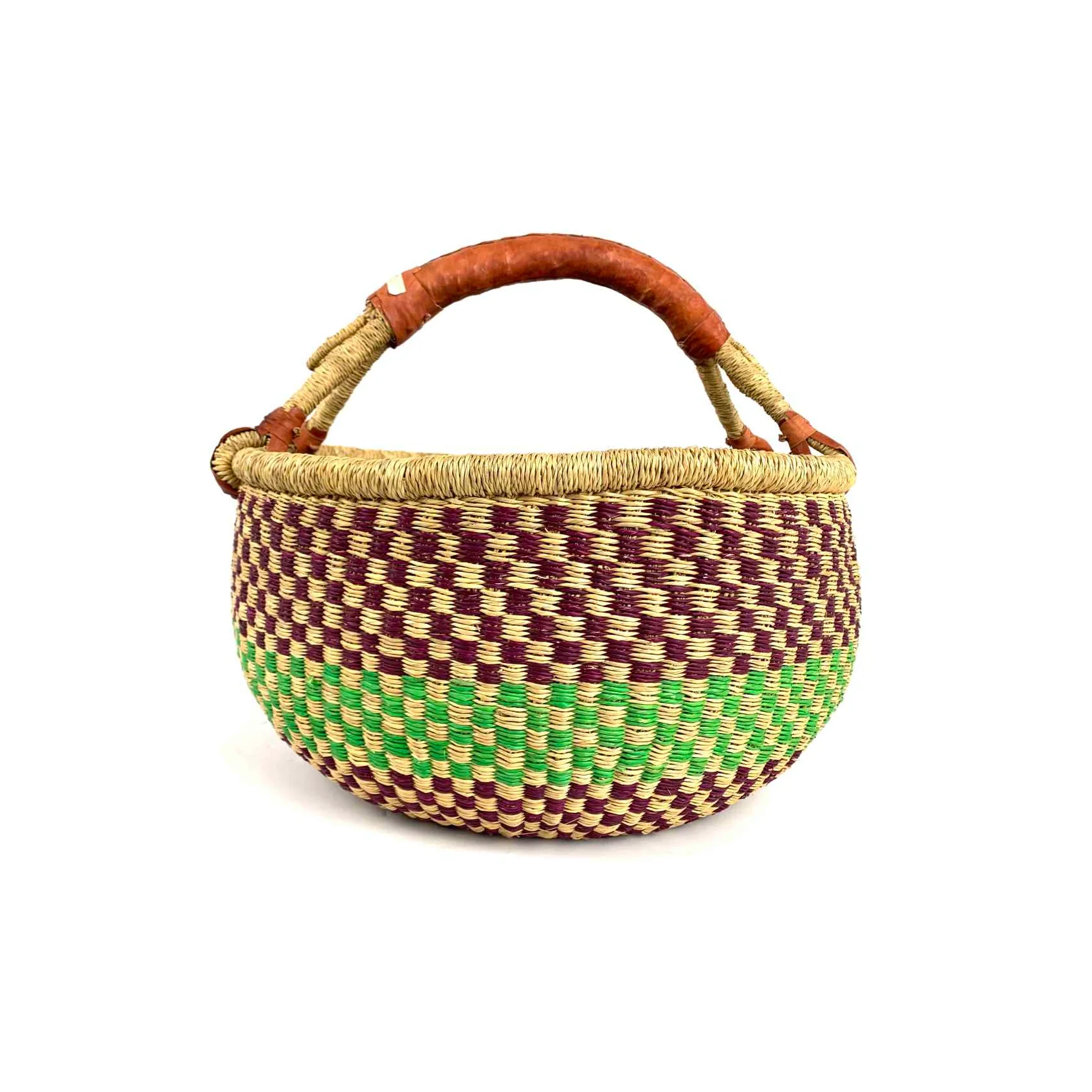 Bashiri African Bolga Basket, Round Extra Large - Image 3