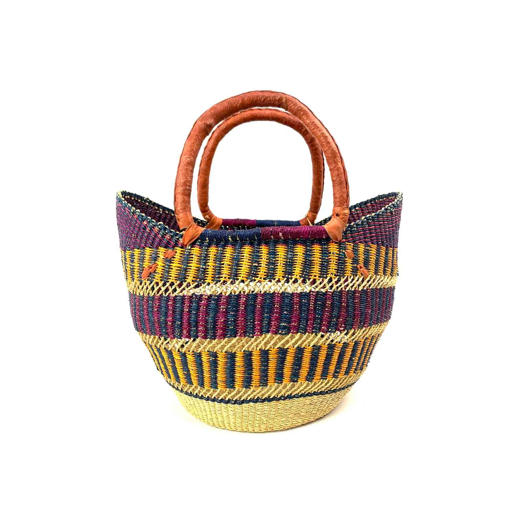 Bashiri African Bolga Basket, Market Basket - Image 2