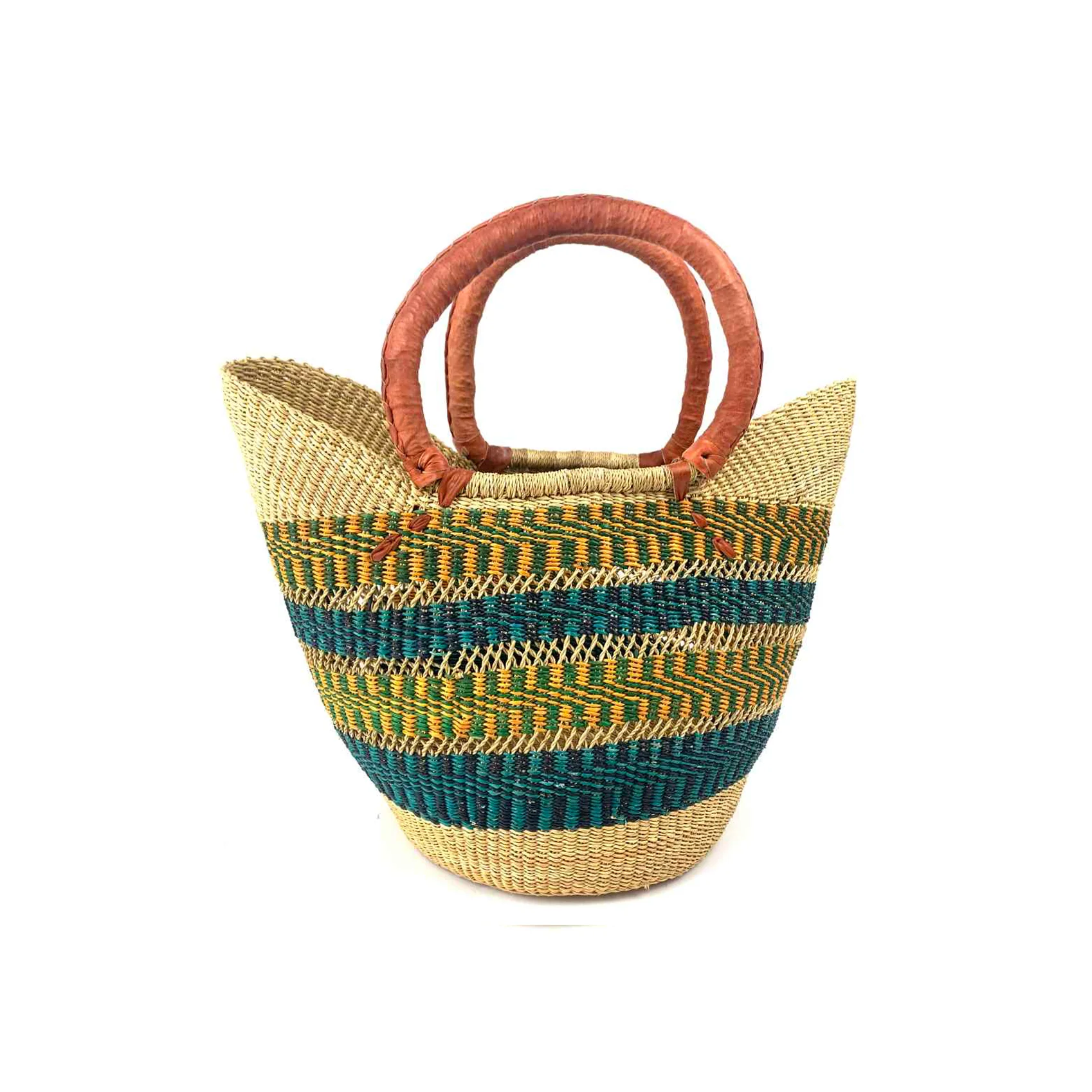 Bashiri African Bolga Basket, Market Basket - Image 3